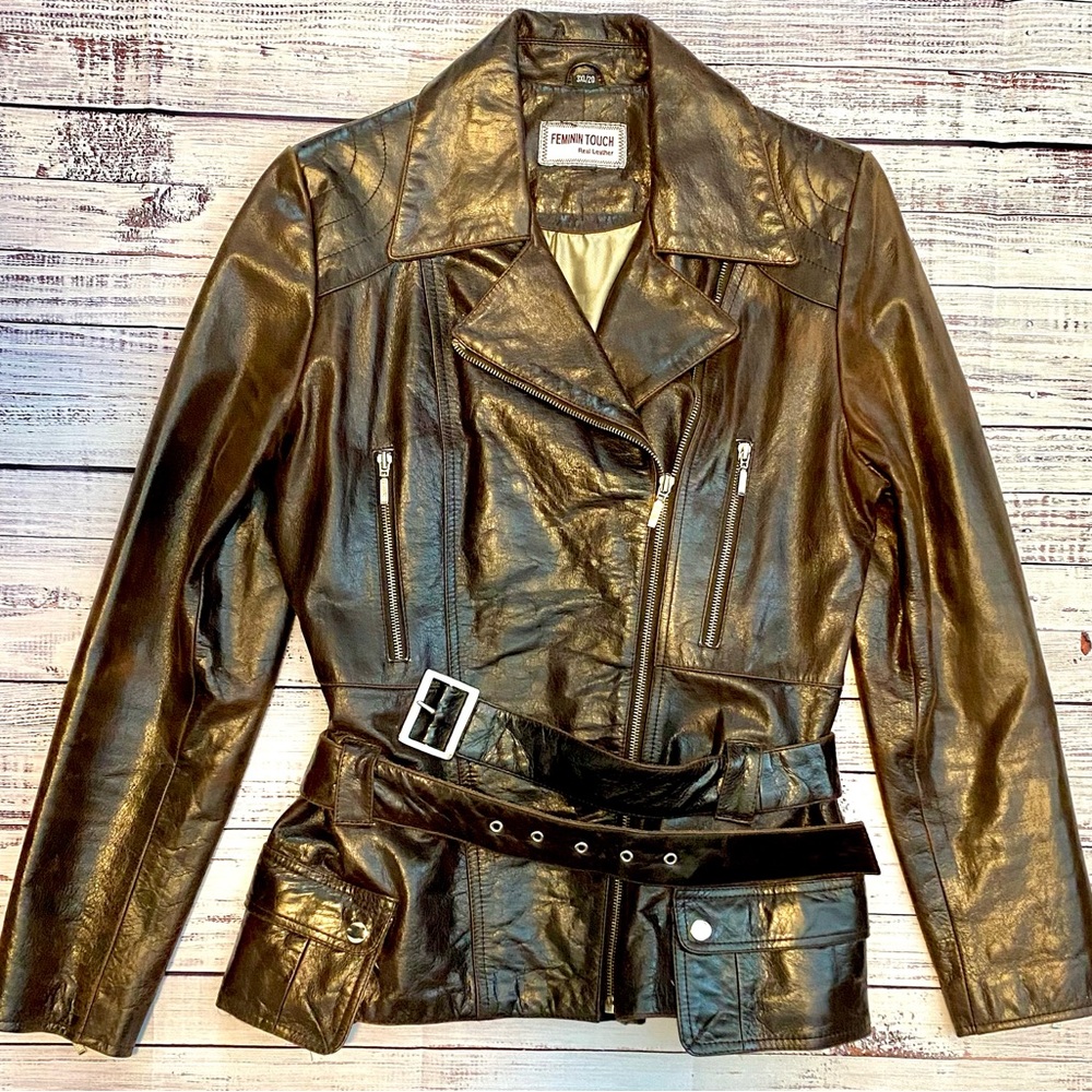 Women’s Leather Jacket - purchased in Italy